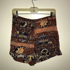 TopShop Patterned Shorts